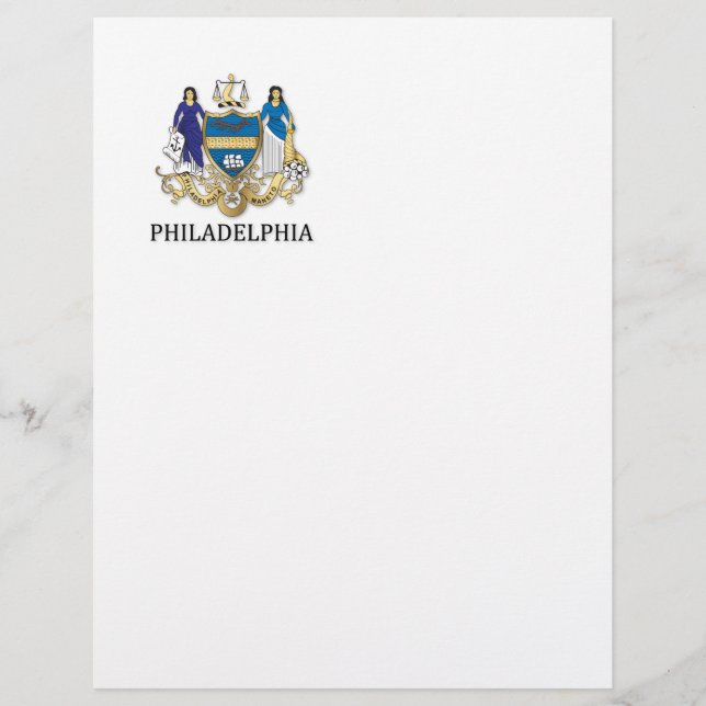 Arms of the city of Philadelphia Flyer (Front)