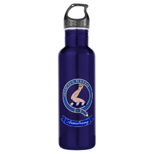 Armstrong Clan Badge Personalised 710 Ml Water Bottle