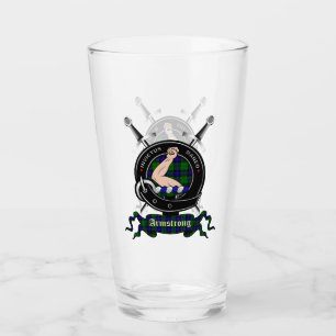 Armstrong Clan Badge Pint Glass