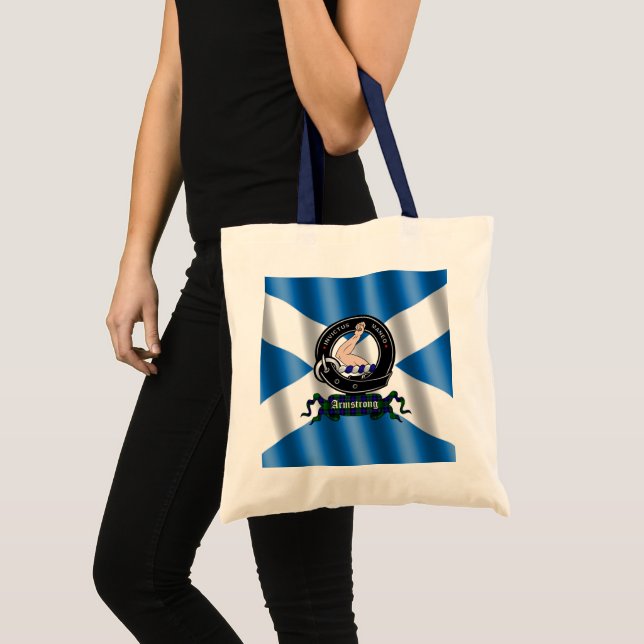 Armstrong Clan Badge Scottish Tote Bag (Front (Product))