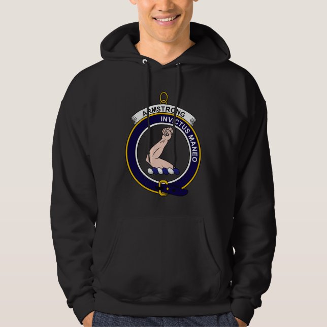 Armstrong - Clan Crest Hooded Sweatshirt (Front)