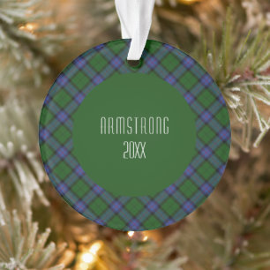 Armstrong Clan Tartan Scottish Plaid Ornament