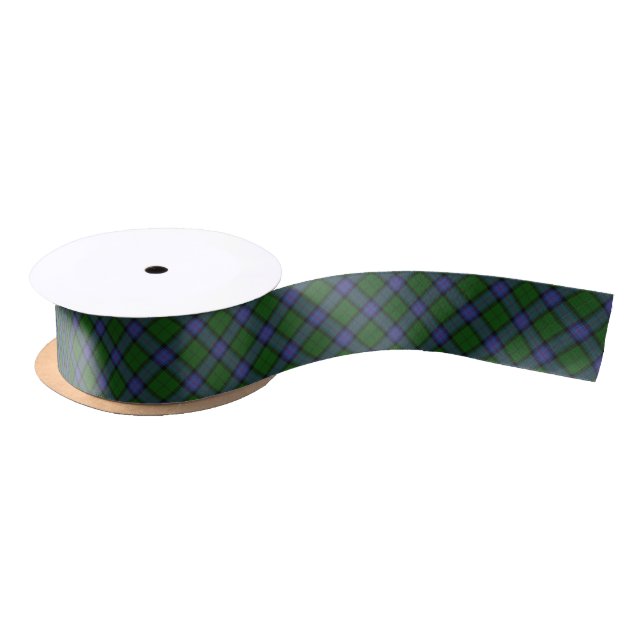Armstrong Clan Tartan Scottish Plaid Pattern Satin Ribbon (Spool)