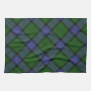 Armstrong Clan Tartan Scottish Plaid Pattern Tea Towel