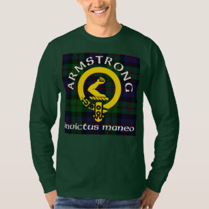 Armstrong Coat of Arms Invictus Maneo T-Shirt