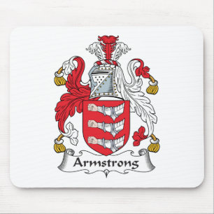 Armstrong Family Crest Mouse Mat