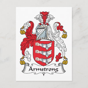Armstrong Family Crest Postcard