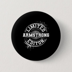 Armstrong Funny Surname Family Tree Birthday Reuni 6 Cm Round Badge
