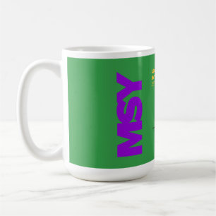 Armstrong New Orleans Airport (MSY) Diagram Mug