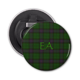 Armstrong Official Clan Tartan with your initials Bottle Opener