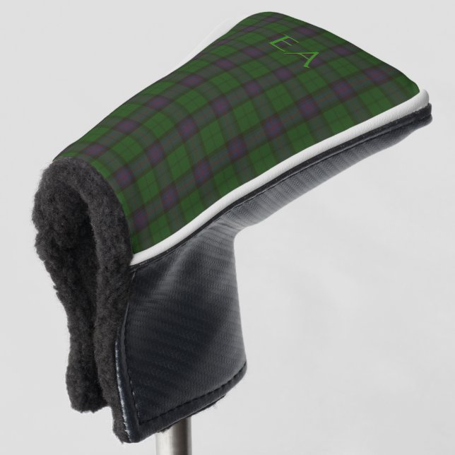 Armstrong Official Clan Tartan with your initials Golf Head Cover (3/4 Front)