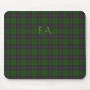 Armstrong Official Clan Tartan with your initials Mouse Mat