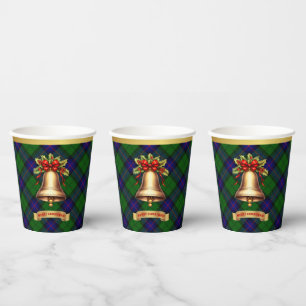 Armstrong Personalised Tartan Christmas Paper Cups