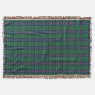 Armstrong plaid throw blanket