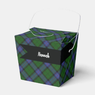 Armstrong Scottish Tartan Plaid Pattern Favour Box