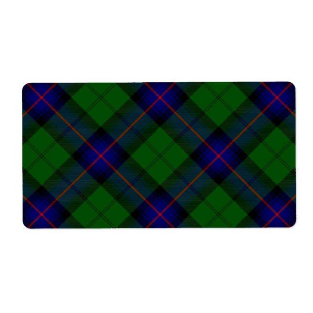 Armstrong tartan blue and green plaid (Front)