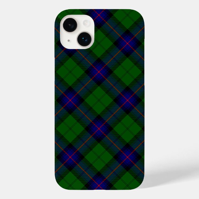 Armstrong tartan blue and green plaid Case-Mate iPhone case (Back)