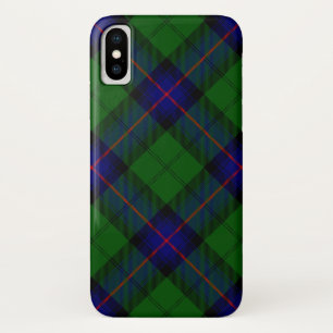 Armstrong tartan blue and green plaid iPhone x case