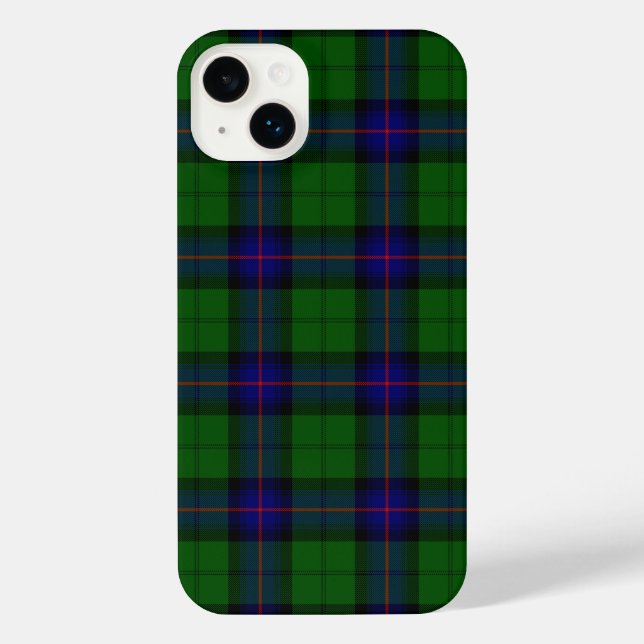 Armstrong tartan blue and green plaid iPhone case (Back)