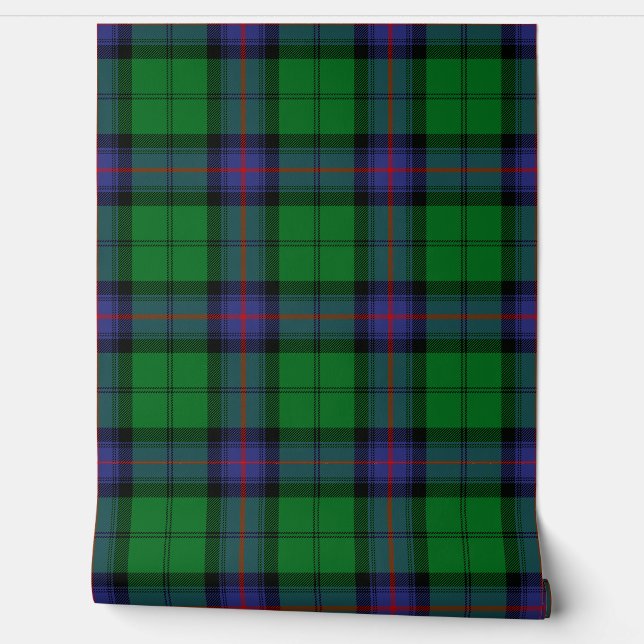 Armstrong Tartan Plaid Scottish Clan Wallpaper (Unrolling)