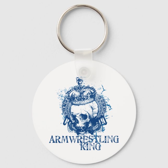 Armwrestling King Key Ring (Front)