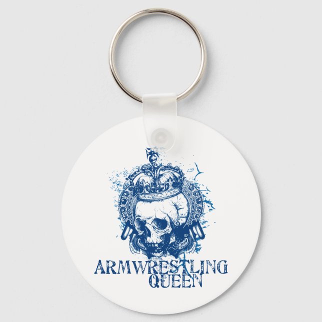 Armwrestling Queen Key Ring (Front)