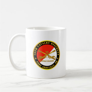 Army - 10th Cavalry Regiment - Fort Arbuckle, OK - Coffee Mug