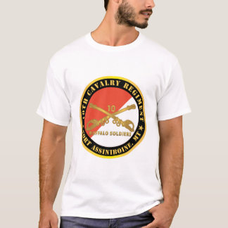 Army - 10th Cavalry Regiment - Fort Assiniboine, T-Shirt