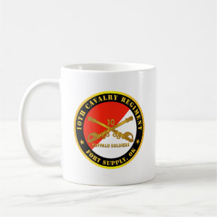 Army - 10th Cavalry Regiment - Fort Supply, OK - B Coffee Mug