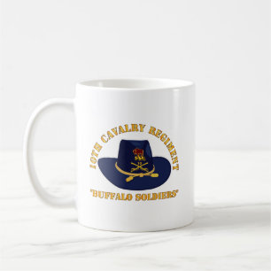 Army - 10th Cavalry Regiment w Cav Hat Coffee Mug