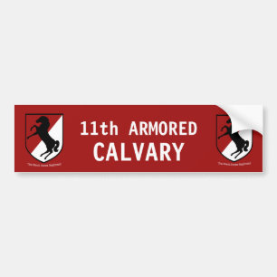 Army 11th Armoured Cavalry Regiment Bumper Sticker
