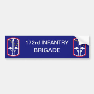 Army 172nd Infantry Brigade Bumper Sticker
