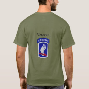 Army 173rd Airborne Brigade Veterans Patch T-Shirt