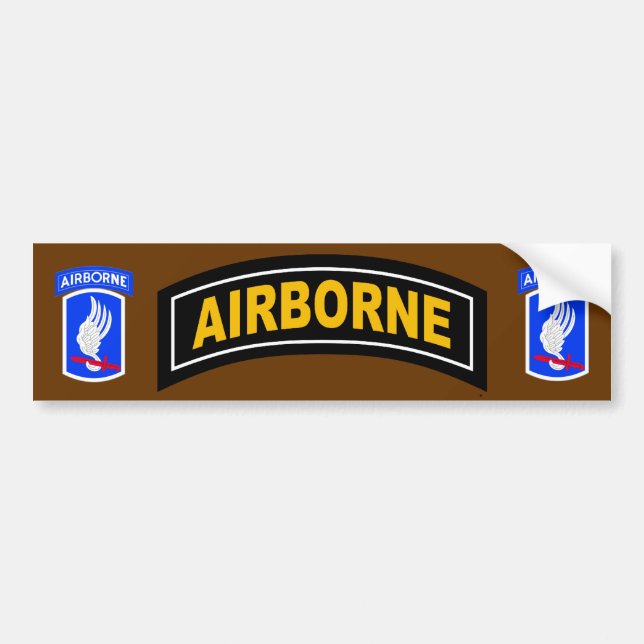 Army 173rd Brigade Combat Team Bumper Sticker (Front)