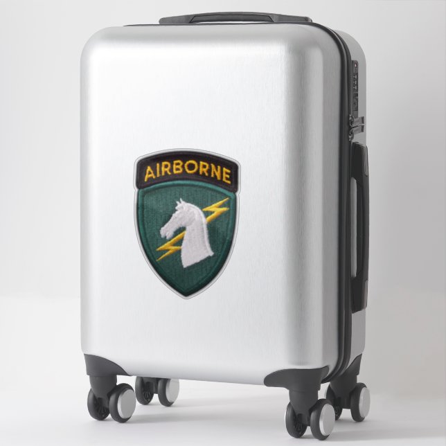 Army 1st Special Ops Delta Force Contour sticker. (Suitcase)