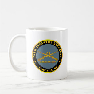 Army - 24th Infantry Regiment - Fort Sill, OK - Bu Coffee Mug