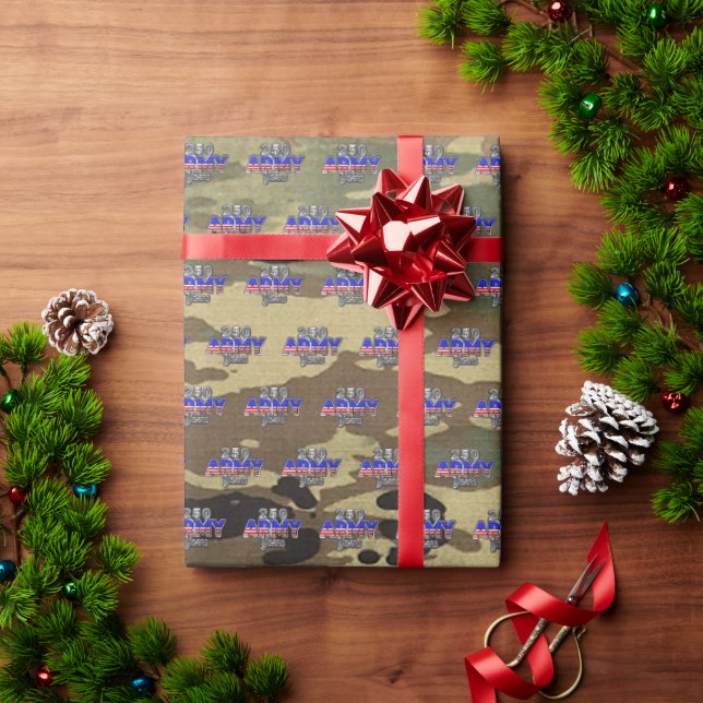 ARMY 250 YEARS WRAPPING PAPER (Holiday Gift)