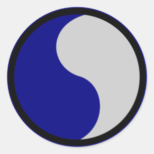 Army 29th Infantry Division Classic Round Sticker