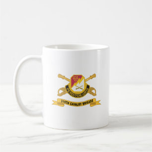 Army  - 316th Cavalry Brigade - DUI w Br - Ribbon Coffee Mug