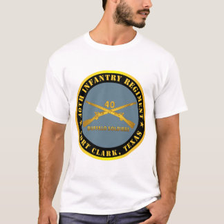 Army - 40th Infantry Regiment - Buffalo Soldiers - T-Shirt