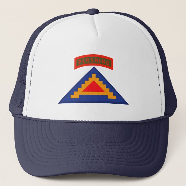 Army - 56th Artillery Command - Pershing T-Shirt Trucker Hat (Front)