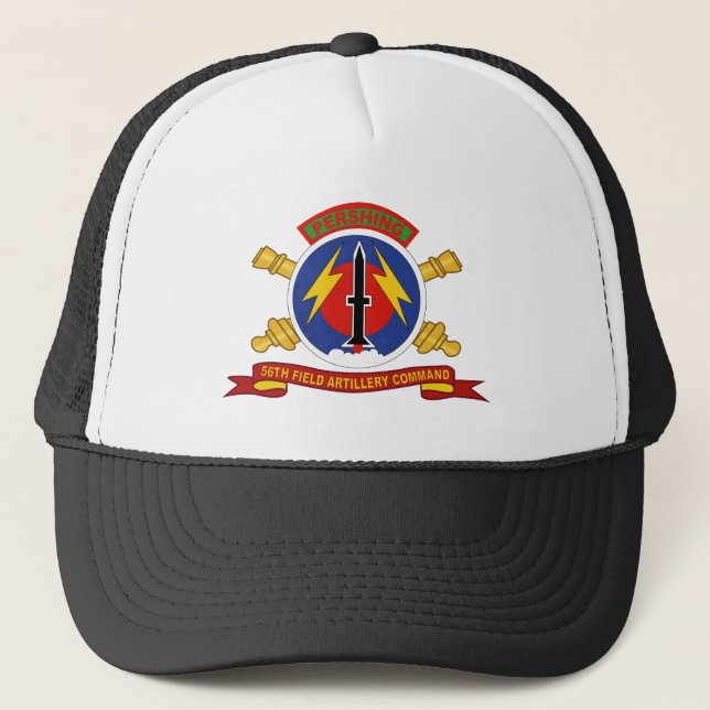 Army - 56th Field Artillery Command Trucker Hat (Front)
