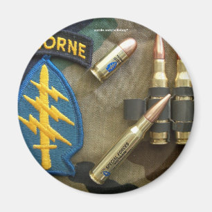 army 5th green berets special forces nam magnets