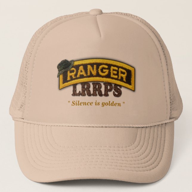 Army 75th Ranger Regiment Airborne Rangers Vets Trucker Hat (Front)