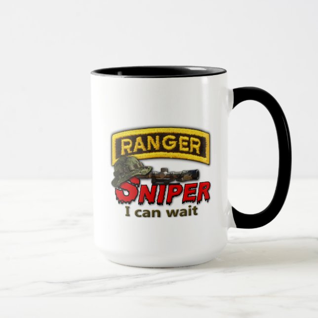 Army 75th Ranger Regiment Recon LRRP LURPS Sniper Mug (Right)
