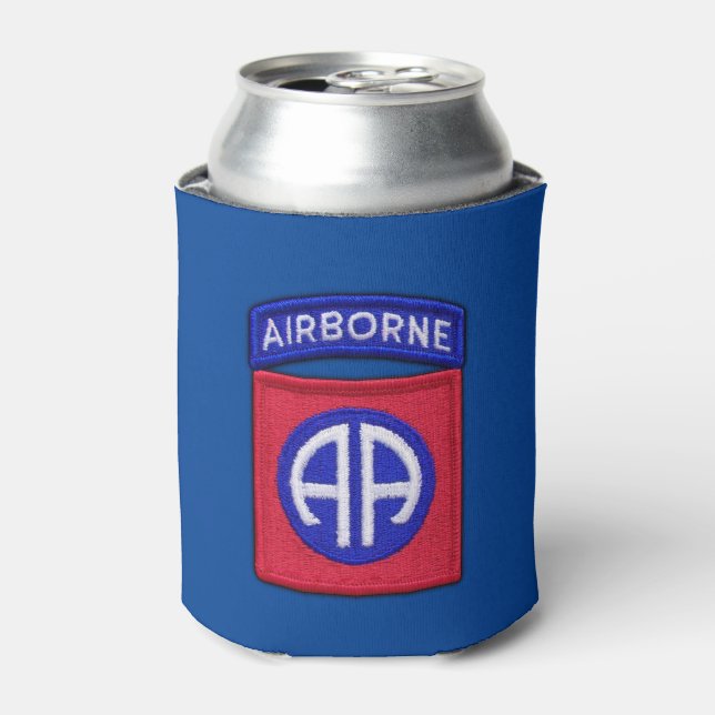 Army 82nd ABN Airborne Division Fort Bragg Can Cooler (Can Front)