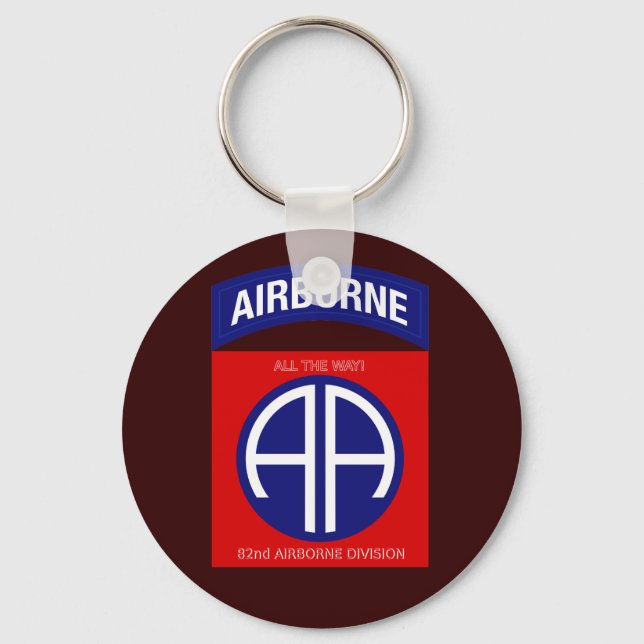 Army 82nd Airborne Division Key Ring (Front)