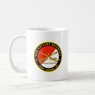 Army - 9th Cavalry Regiment - Fort Keogh,  MT - Bu Coffee Mug
