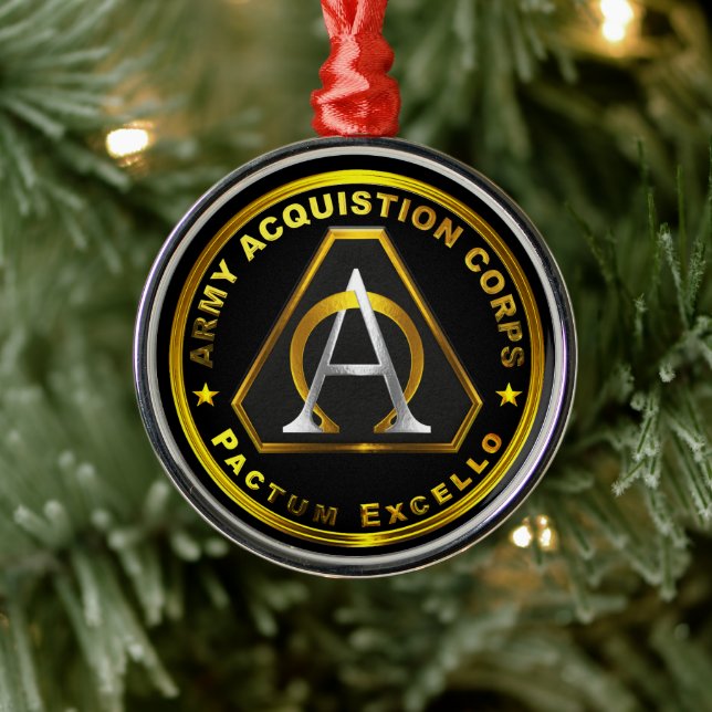 Army Acquisition Corps Metal Tree Decoration (Tree)