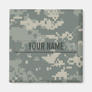 Army ACU Camouflage Customisable Magnet